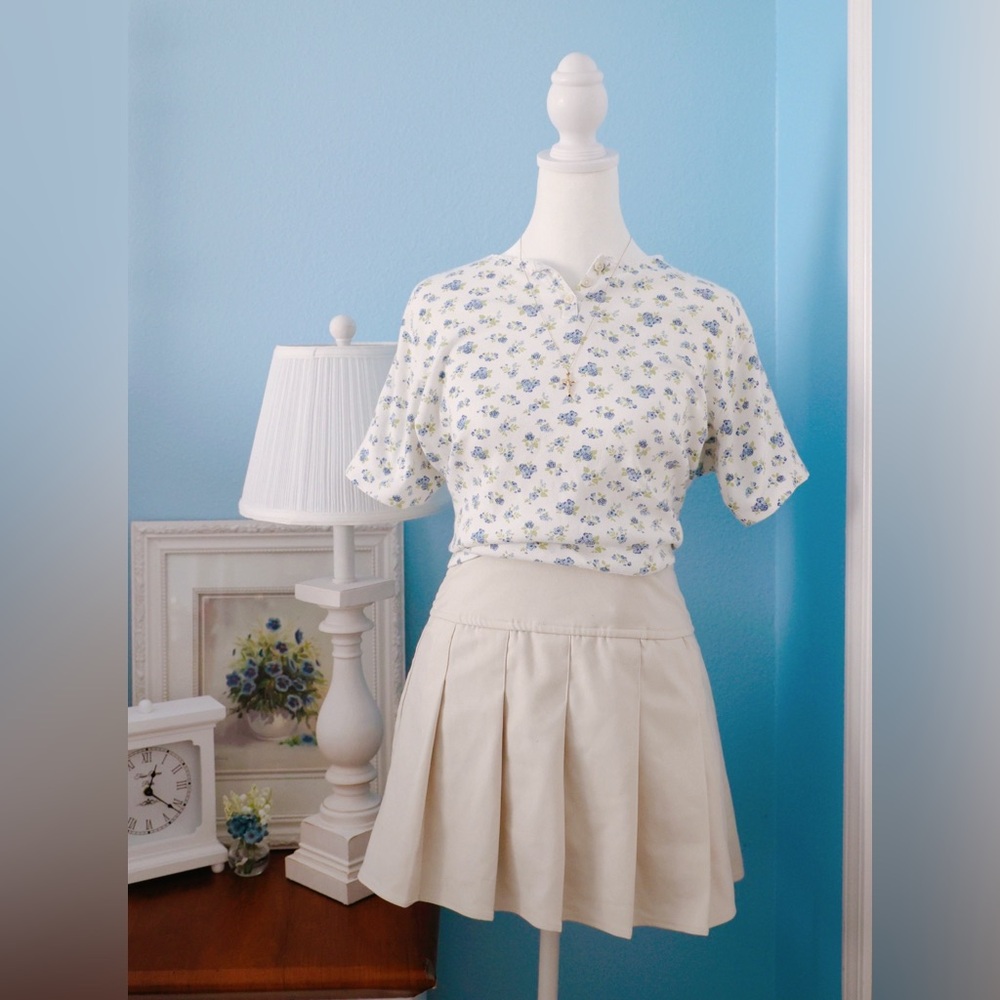 Floral Henley shirt